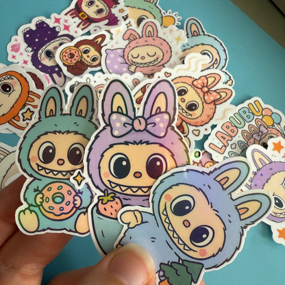 Holographic Illustrated Stickers Anastasi Gifts