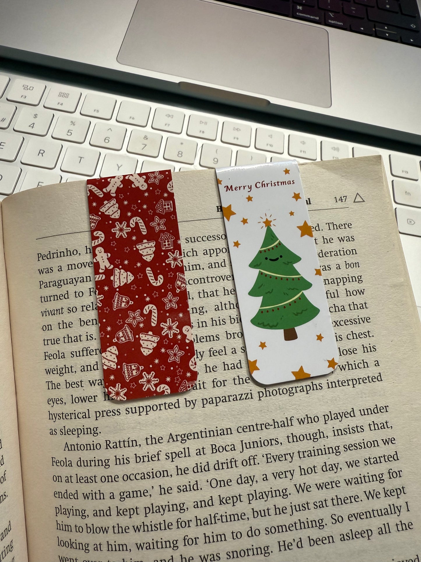 Set of 2 Magnetic Bookmarks – Page Markers for Books & Planners