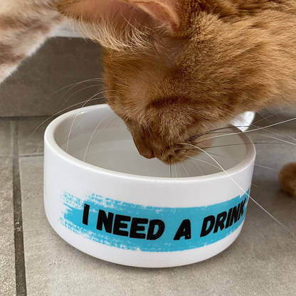 Pet Bowl - Personalised Text-Anastasi Gifts