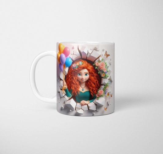 Merida - Birthday Themed Mug-Anastasi Gifts
