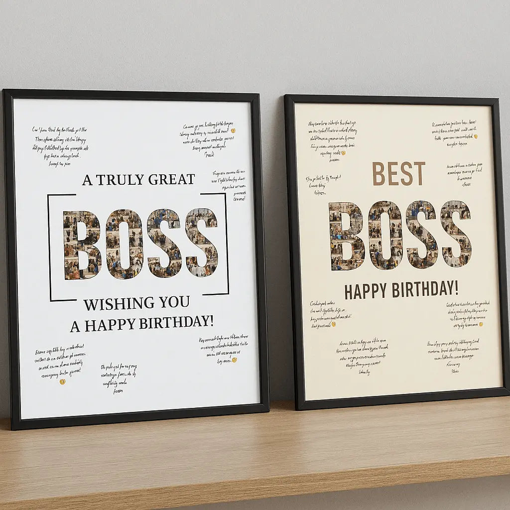 Personalised Framed Birthday Collage