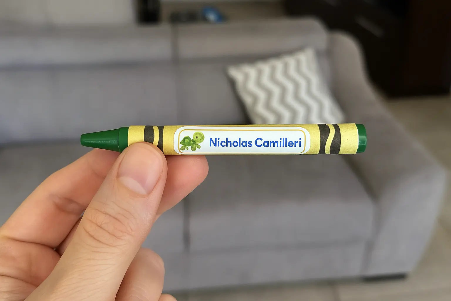 Custom School Name Stickers | Character Customisation Anastasi Gifts