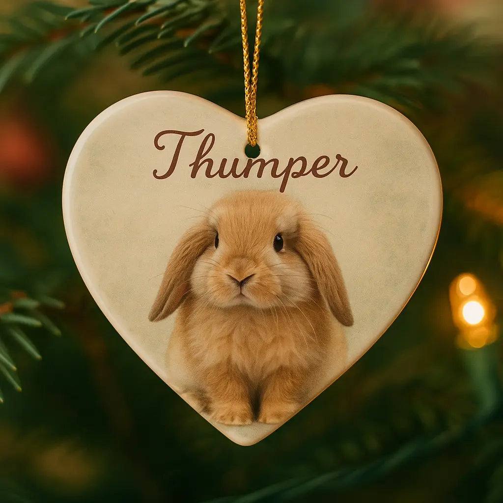 Personalized Pet Photo Ceramic Ornament Anastasi Gifts