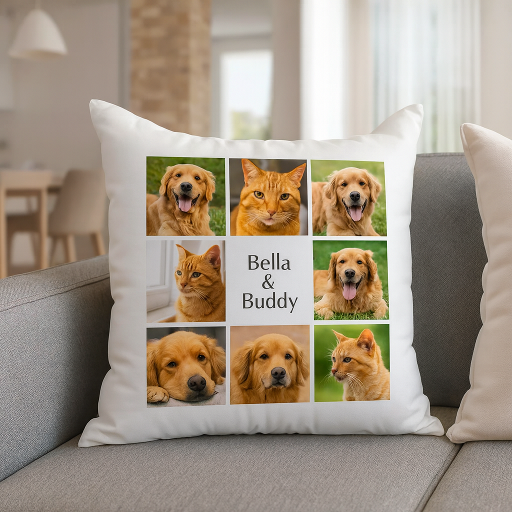 Celebrate Love with a Photo Cushion - 40x40cm!