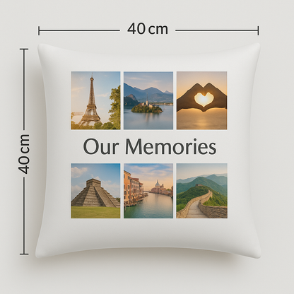 Celebrate Love with a Photo Cushion - 40x40cm!