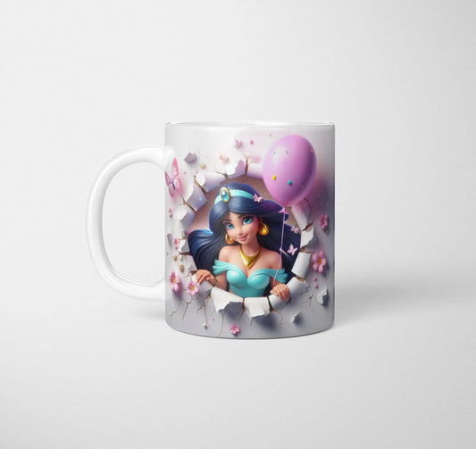 Princess Jasmine - Birthday Themed Mug-Anastasi Gifts