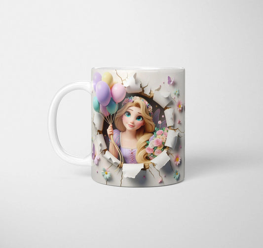 Rapunzel - Birthday Themed Mug-Anastasi Gifts