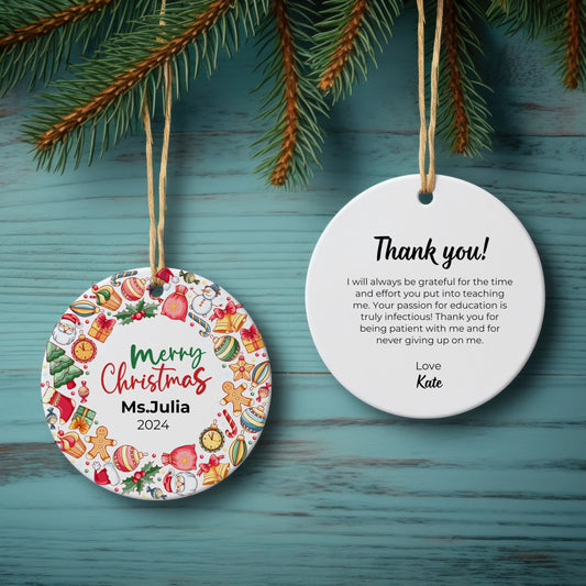 Personalized Christmas Gifts for Teachers-Anastasi Gifts