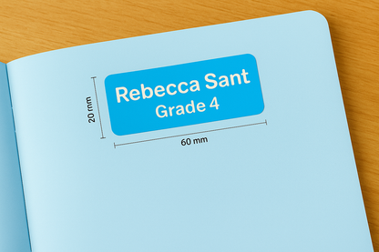 School Name & Grade Stickers