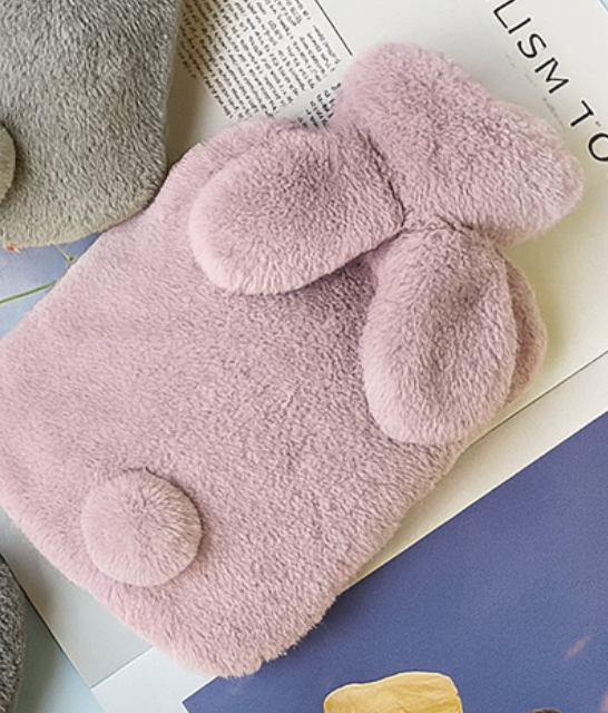 Bunny Tail Hot Water Bottle (500ml)