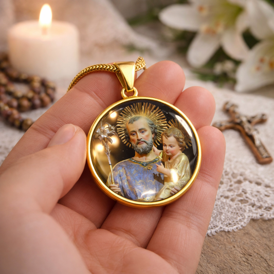 Personalised Feast & Saint Devotion Pendant