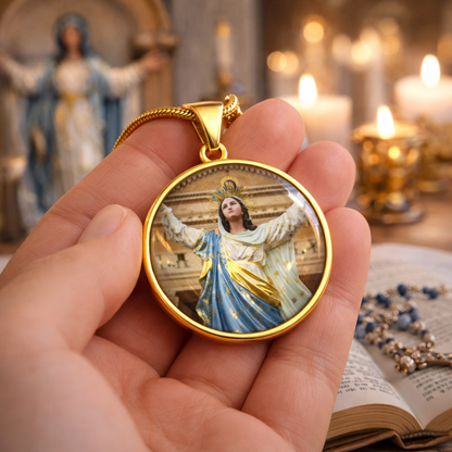 Personalised Feast & Saint Devotion Pendant