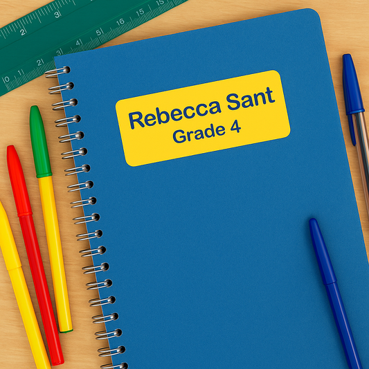 School Name Sticker Packs - Fast Turnaround