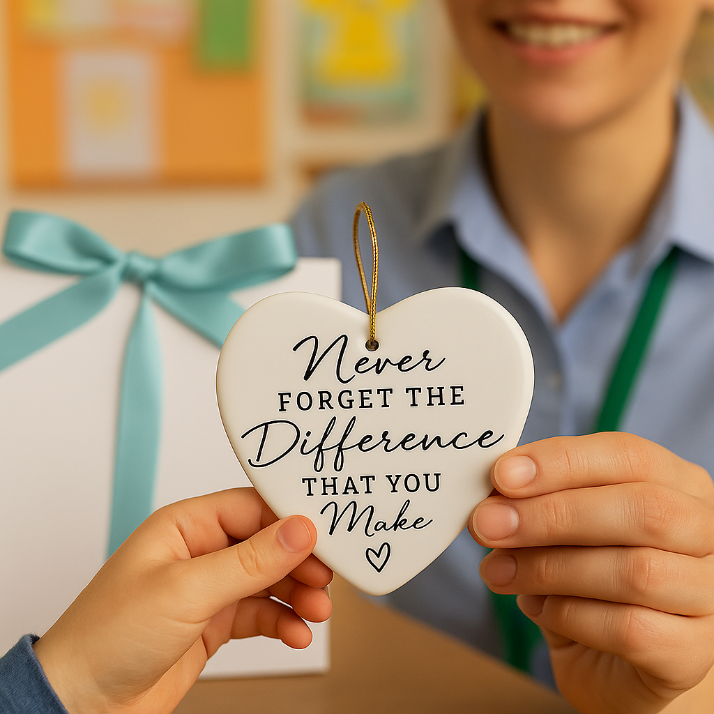 Personalised Appreciation Ornament “Never Forget the Difference That You Make”