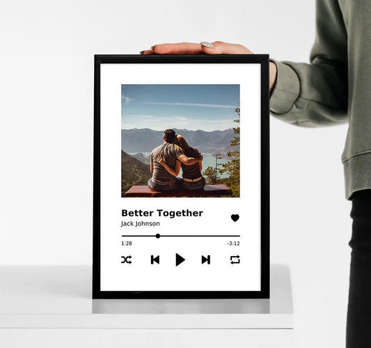 Personalized Spotify Album Cover with Frame-Anastasi Gifts