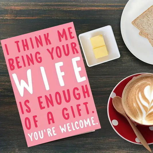 Card from Wife to Husband-Anastasi Gifts