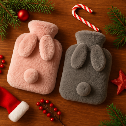 Bunny Tail Hot Water Bottle (500ml)