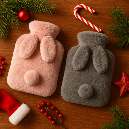 Bunny Tail Hot Water Bottle (500ml)