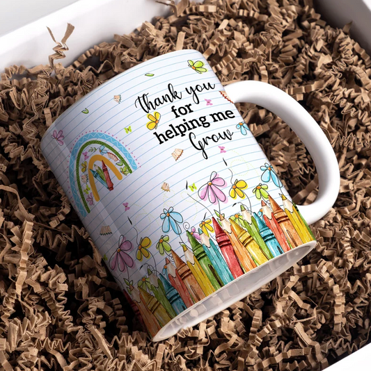 Personalised Teacher Mug - Thank You-Anastasi Gifts