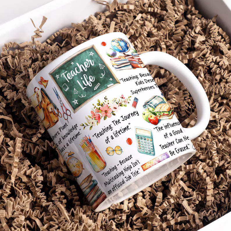 Christmas Teacher Mug