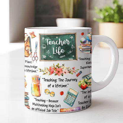 Christmas Teacher Mug