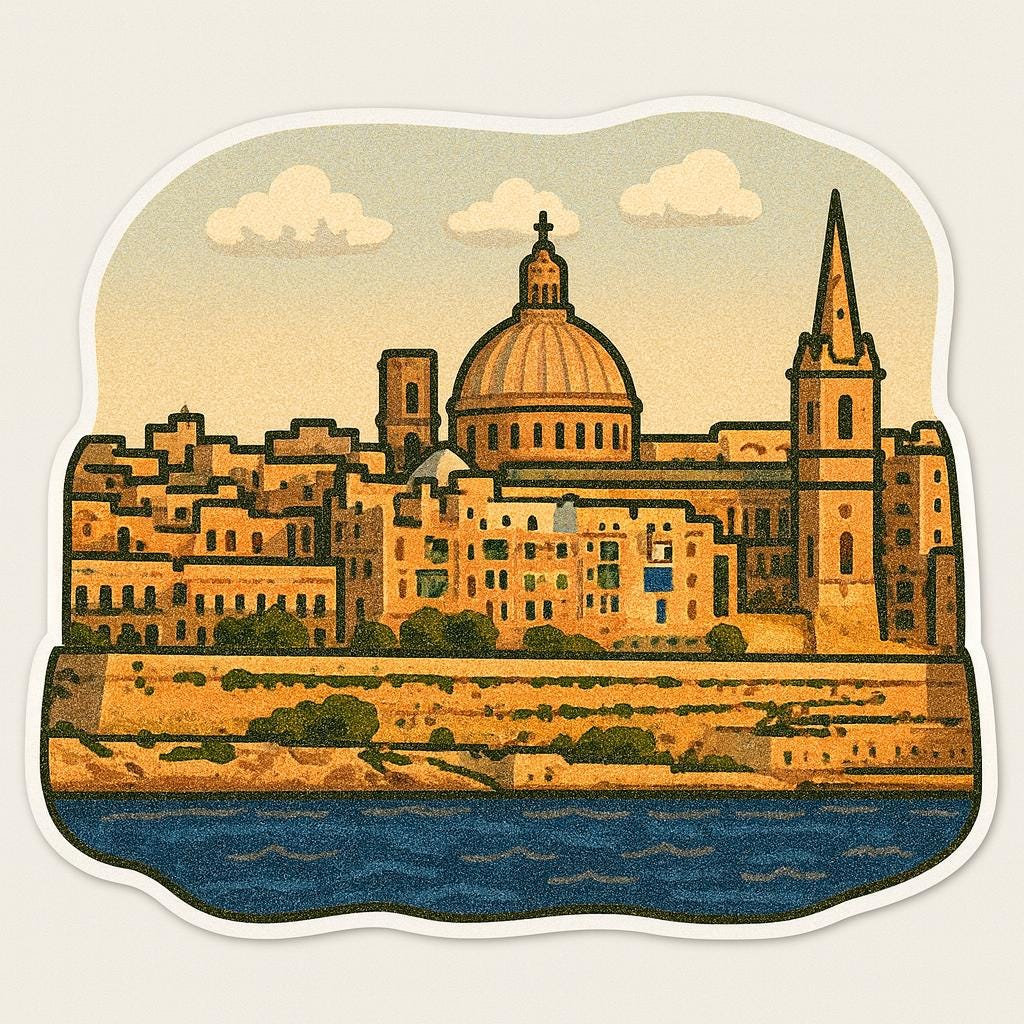 Maltese Sticker from Malta