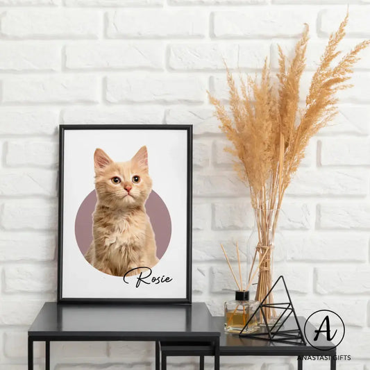Modern Pet Portraits - Framed