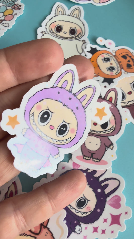 Holographic Illustrated Stickers
