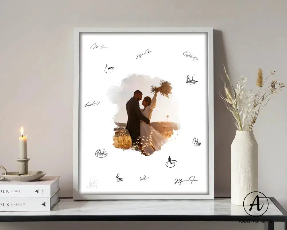 Custom Wedding Signature Frame-Anastasi Gifts