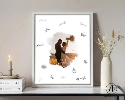 Custom Wedding Signature Frame-Anastasi Gifts